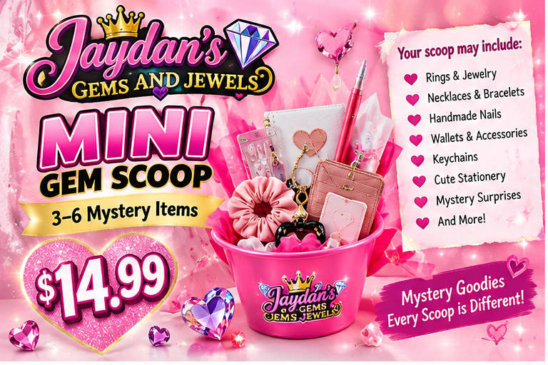 MYSTERY GEM SCOOPS-Beaded Surprise