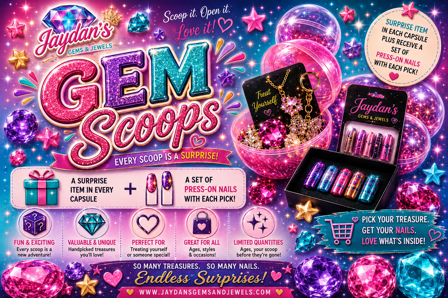 GEM SCOOPS- Nails & Accessories