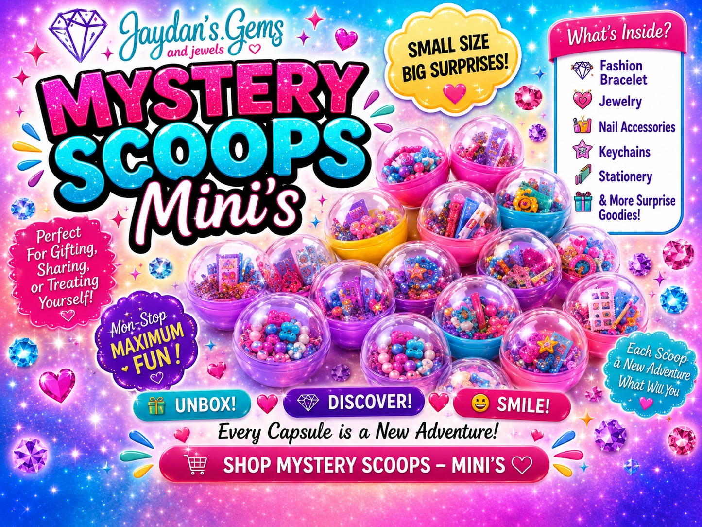 MYSTERY SCOOPS- MINI'S