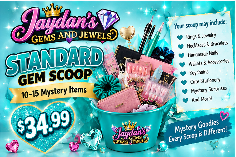 MYSTERY GEM SCOOPS-Beaded Surprise